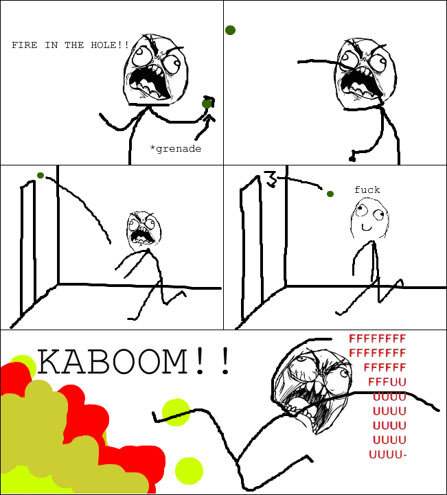 Grenade Fail -Rage Comic-