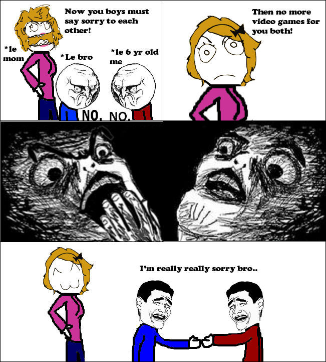 Starting Argument Rage Comic Childhood Story -Rage Comic- by Albowtross91 on DeviantArt