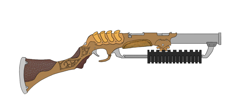 Concept: Steampunk Shotgun