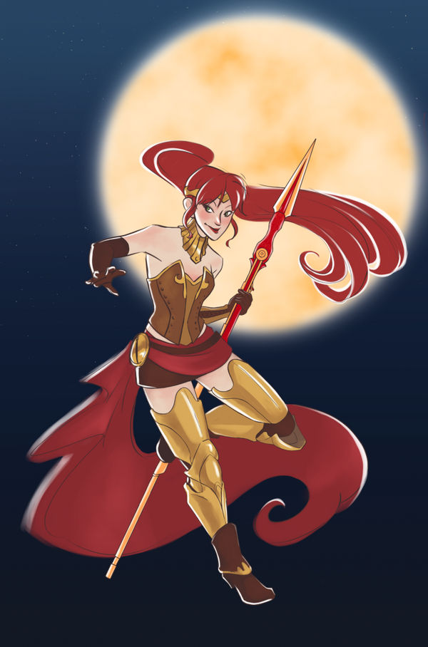 Pyrrha Wallpaper by sparkyrabbit