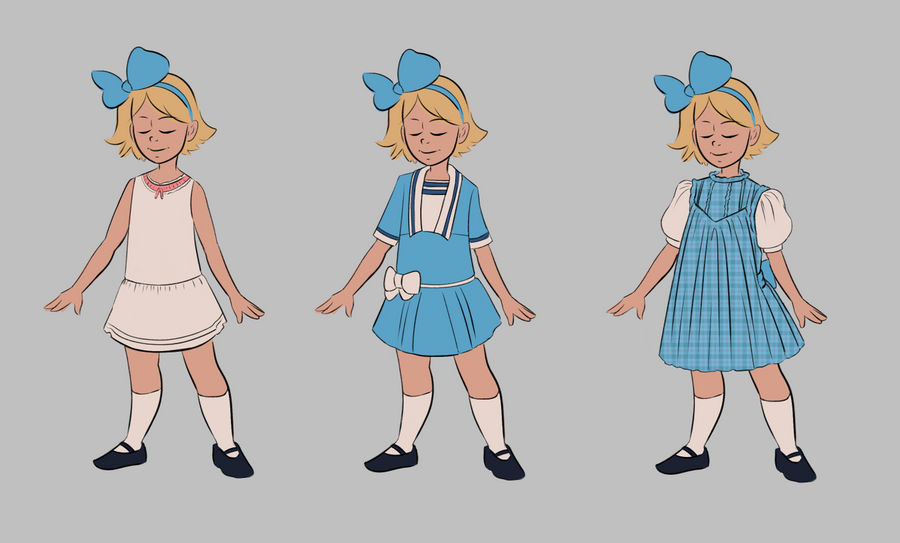 Dorothy Dresses by sparkyrabbit