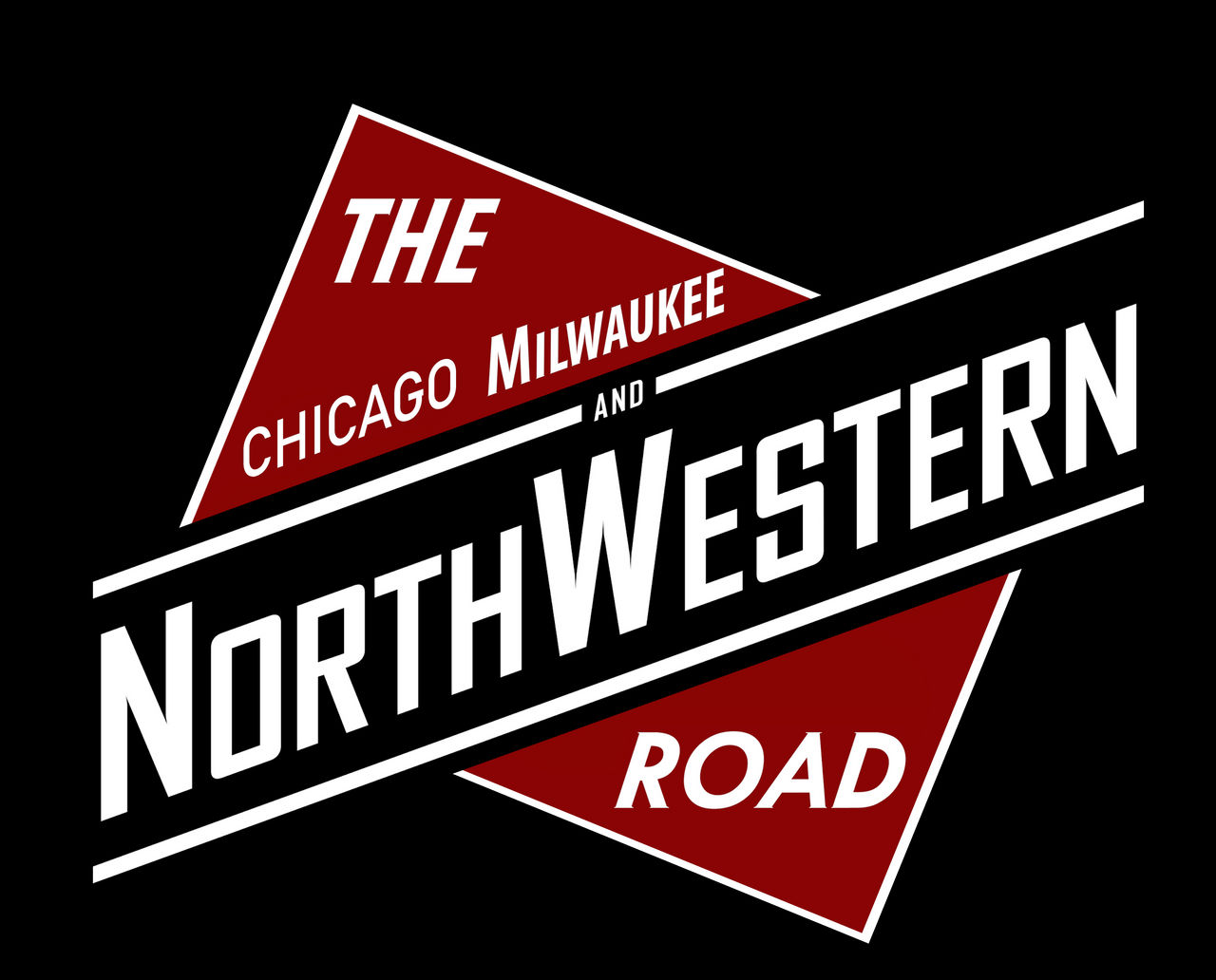Cnw Group Cnw Logo CNW CHICAGO & NORTH WESTERN RWY SCOTCHLITE 3M LOGO STICKER