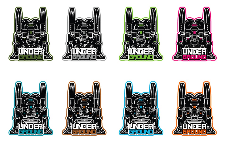 Undermanigble Sticker UNDERGROUND stickers 1 by psychodiagnostic on DeviantArt