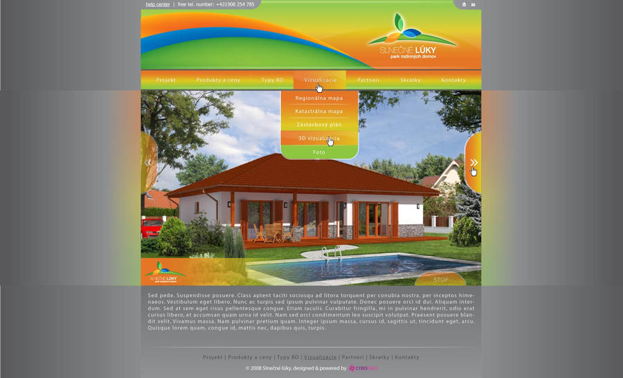 Slnecne Luky web design 03