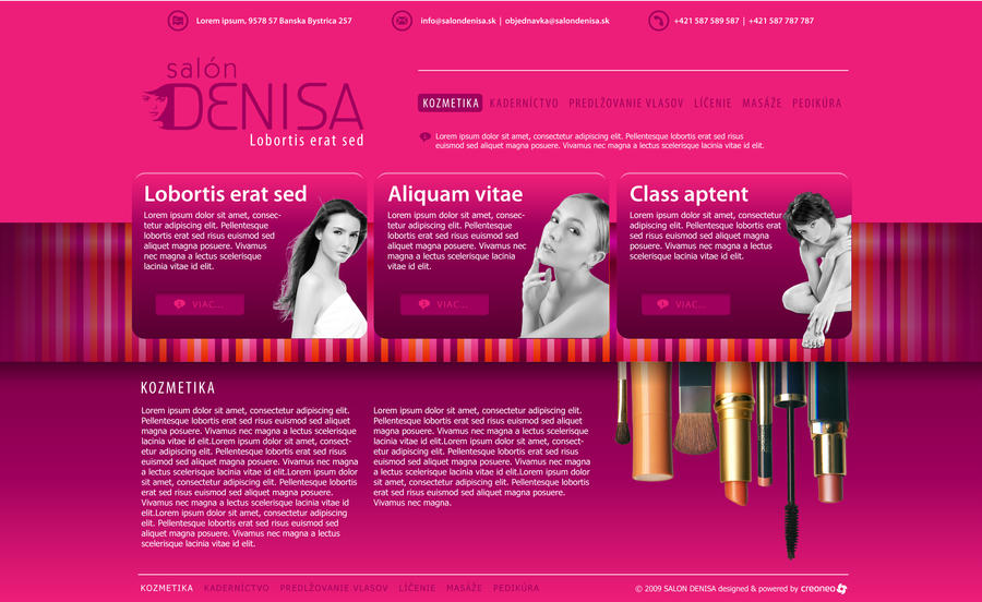 Salon denisa web