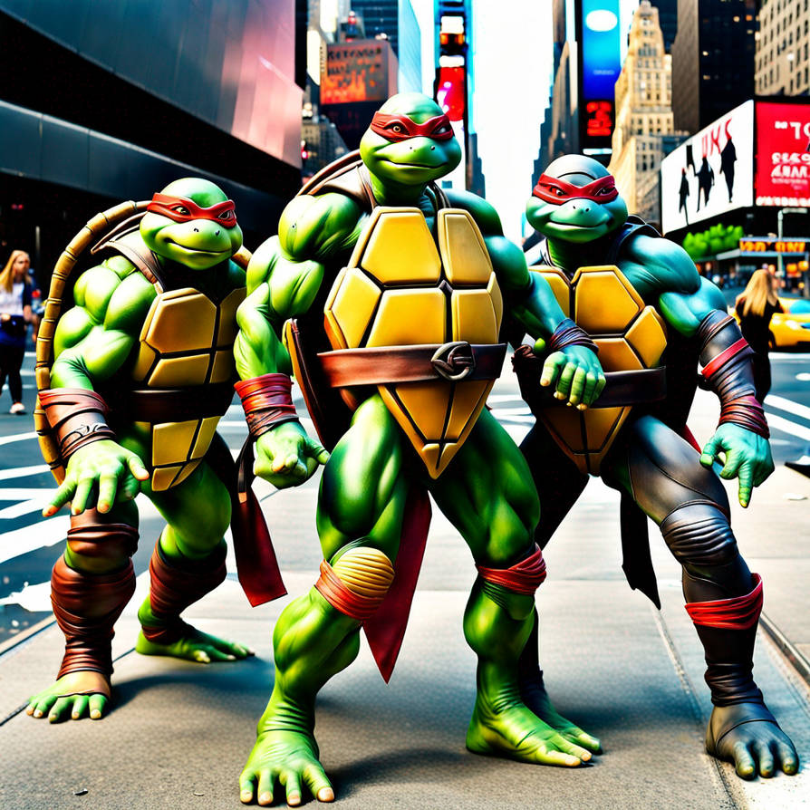 Hyper Turtle Hyper realistic, female, female ninja turtle, male by Andresanon on ...