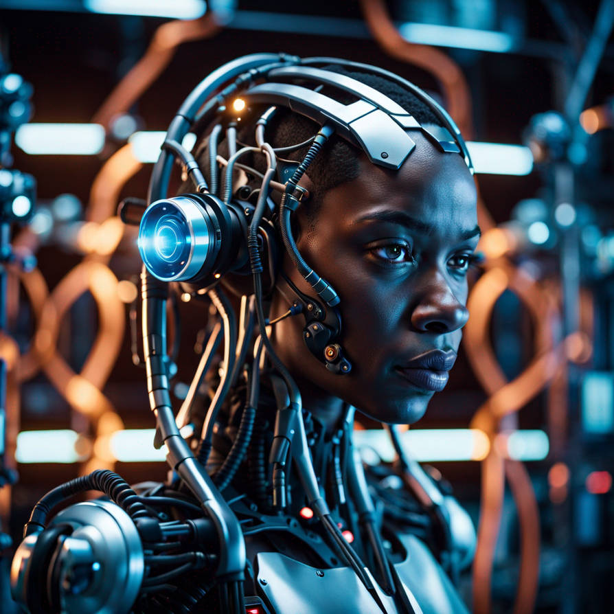 Sample Real Cyborg Hyper realistic, Cyborg, Hyper realistic Haitian by Andresanon on ...