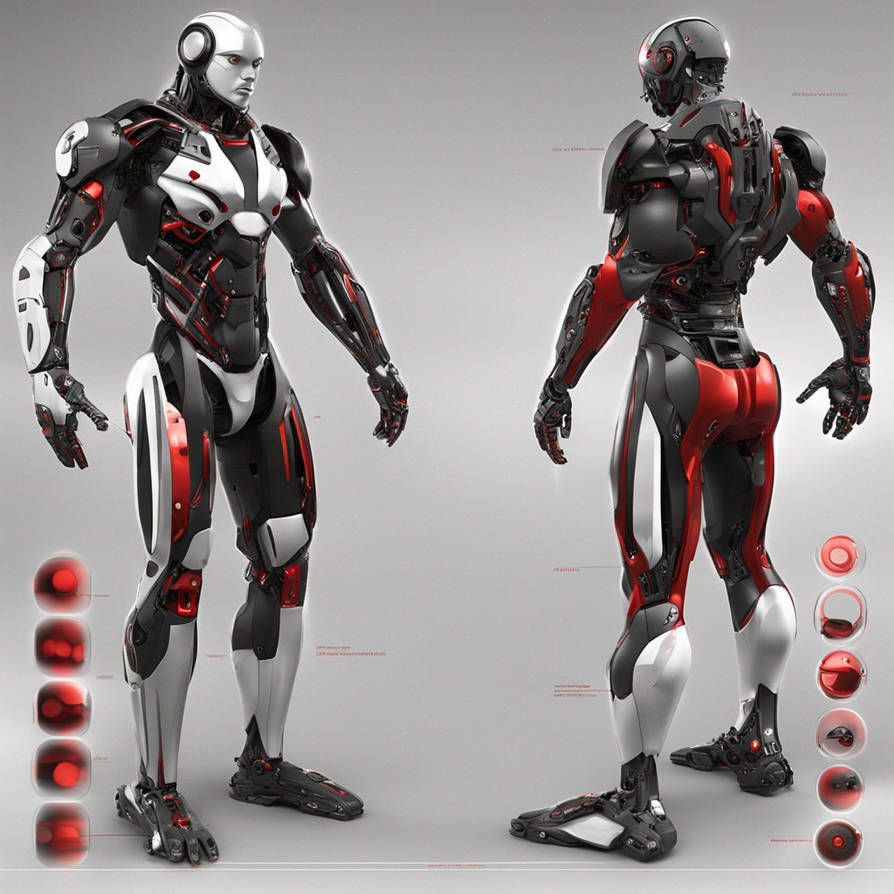 Cyborg Design Elements:Improving a cyborg design c by Andresanon on ...