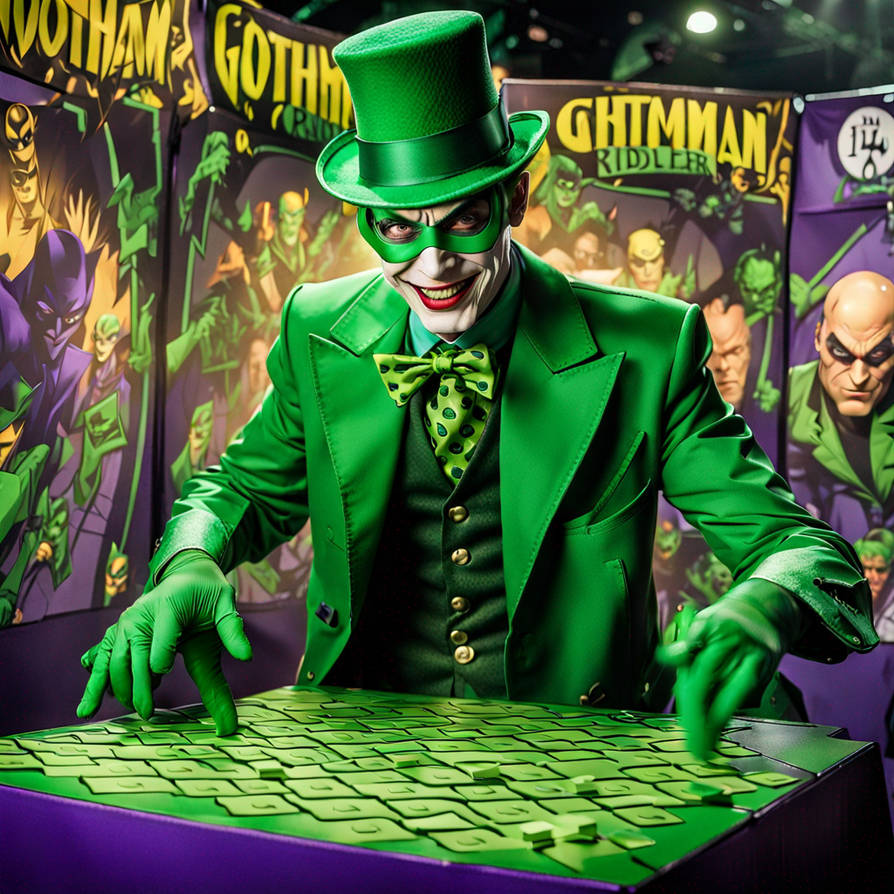 Gotham City super villain The Riddler is a crimina by Andresanon on ...
