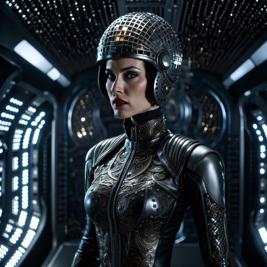 Bold Female in gothic leather, pinheaded, Female h by Andresanon on ...