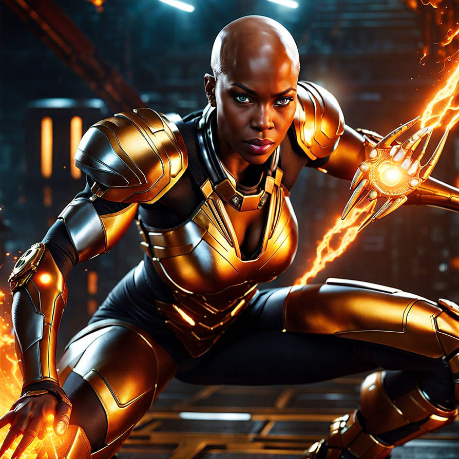 A hyper-detailed, anatomically grounded Black fema by Andresanon on ...