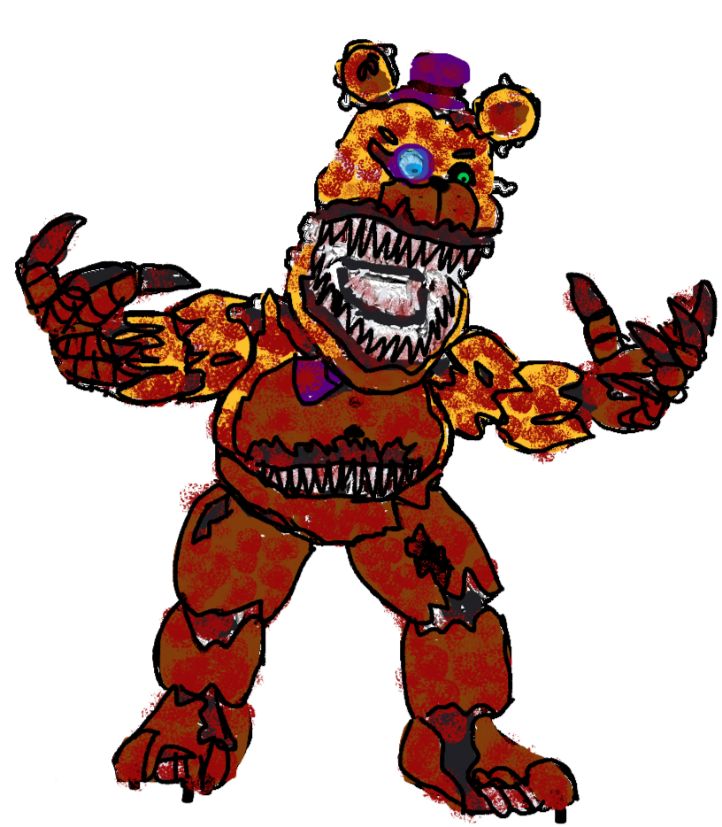 Fredbear Nightmare by LadyFiszi on DeviantArt