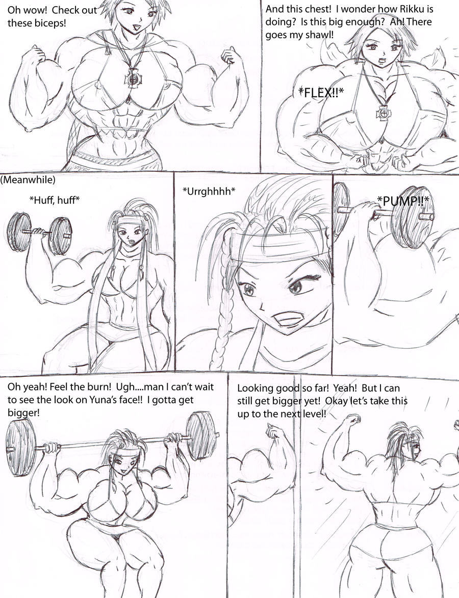 Yuna and Rikku Growth Comic Pg6