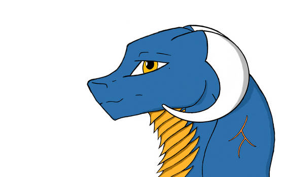 Dragon Headshot Colored