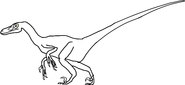 Velociraptor Template by K66guns0 on DeviantArt