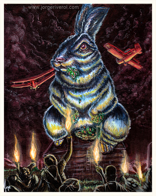 Giant Rabbit Rider giant rabbit by Jriverol on DeviantArt