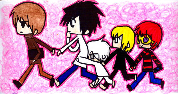 Frien Death Note death note friends? by malengil on DeviantArt