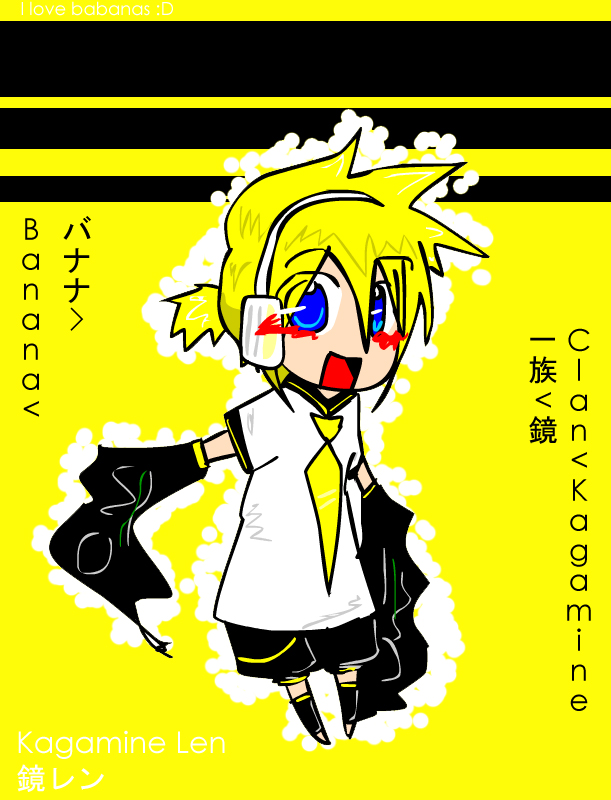 kagamine banana chibi len