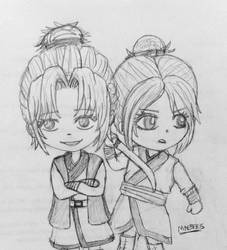 Gu Family Book chibis sketch