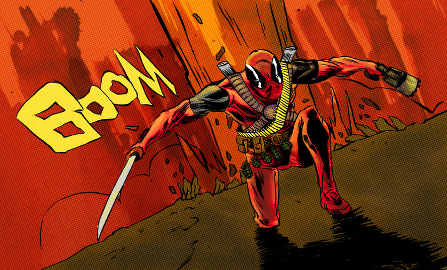 Deadpool Explode Explosionn!! by tee00 on DeviantArt