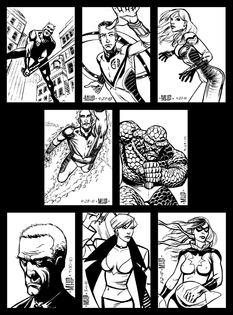 Sketch cards week 2