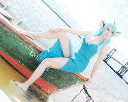 Vaporeon Cosplay (Gijinka ver.)