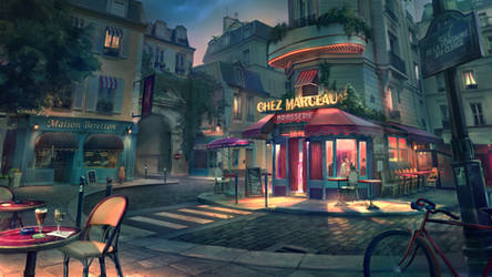 Paris street / night version