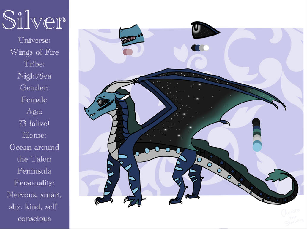 Silver (Wings of Fire OC) by AuroraTheStarwing on DeviantArt