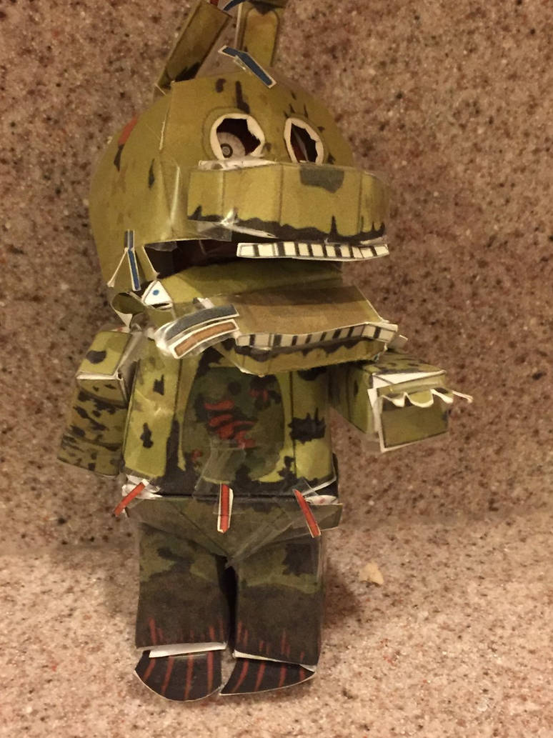 Springtrap papercraft by PartyTyme3000 on DeviantArt