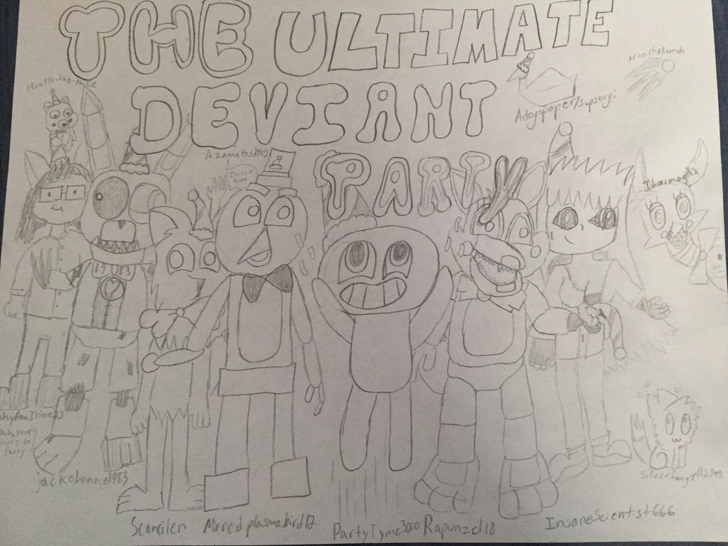 Party Template Deviantart The ULTIMATE deviant party by PartyTyme3000 on DeviantArt