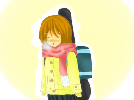 K-ON Yui is Cold