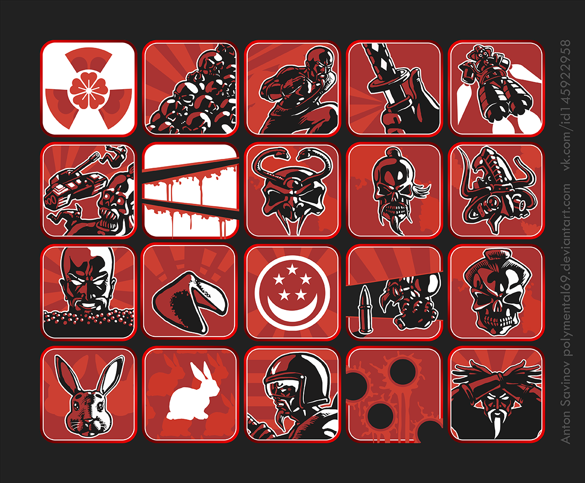 Shadow Warrior Classic Redux Steam badges by AntonSavinov on DeviantArt