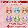 Kawaii Cat- Twitch Sub Badges