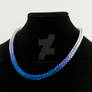 Blue/Purple Graduated Full Persian Necklace