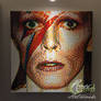 Davie Bowie Ziggy Stardust in LEGO Bricks Mosaic