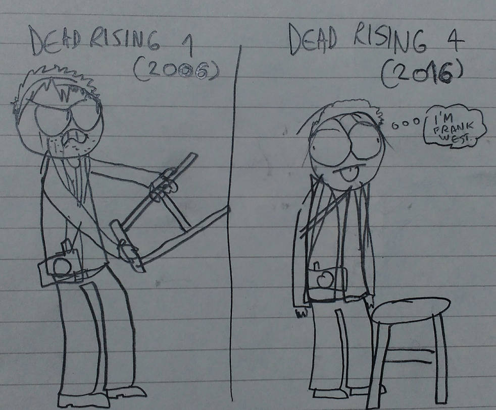 Dead Rising 1 vs Dead Rising 4 Illustration by bloodstainDew on DeviantArt