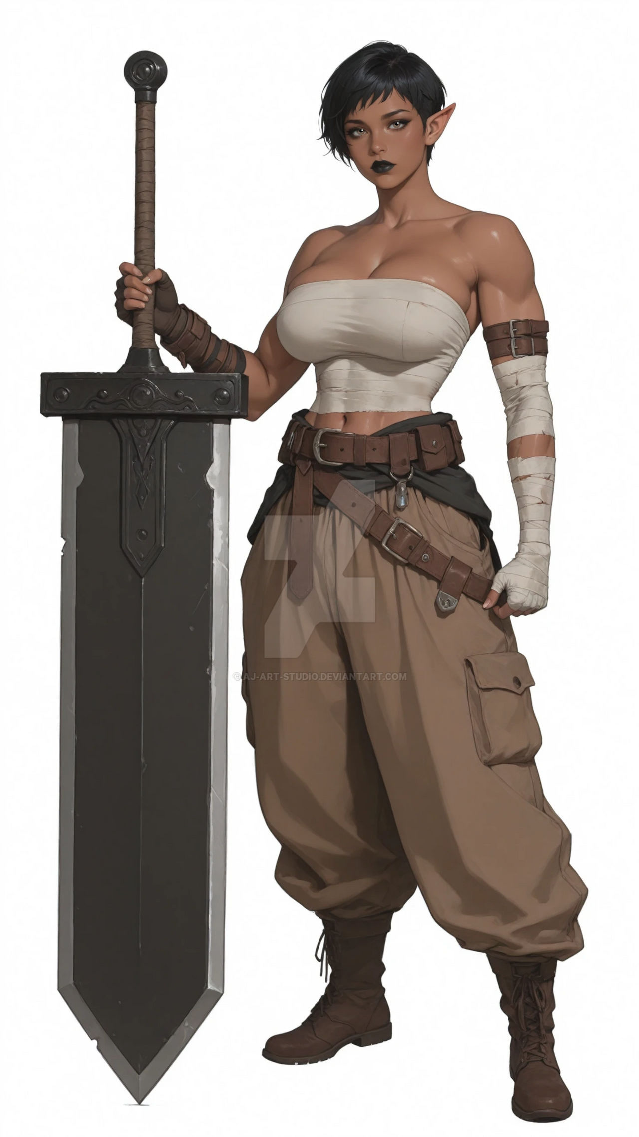 Elf Jujitsu Warrior Elf Concept by AJ-Art-Studio on DeviantArt