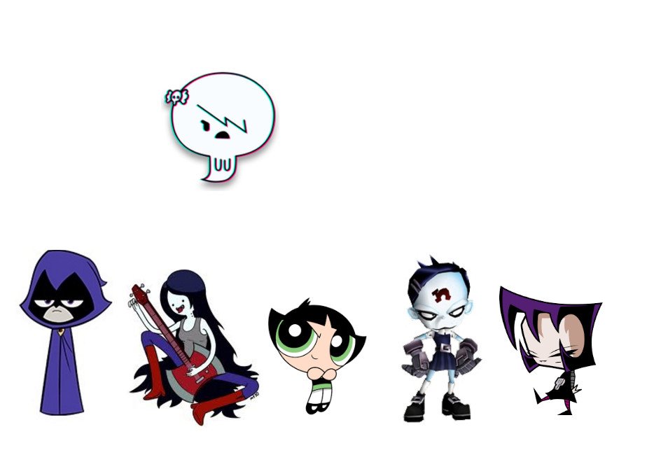 My favorite female goth characters! by LuuizaBattu666 on DeviantArt My favorite female goth characters! by LuuizaBattu666 on DeviantArt