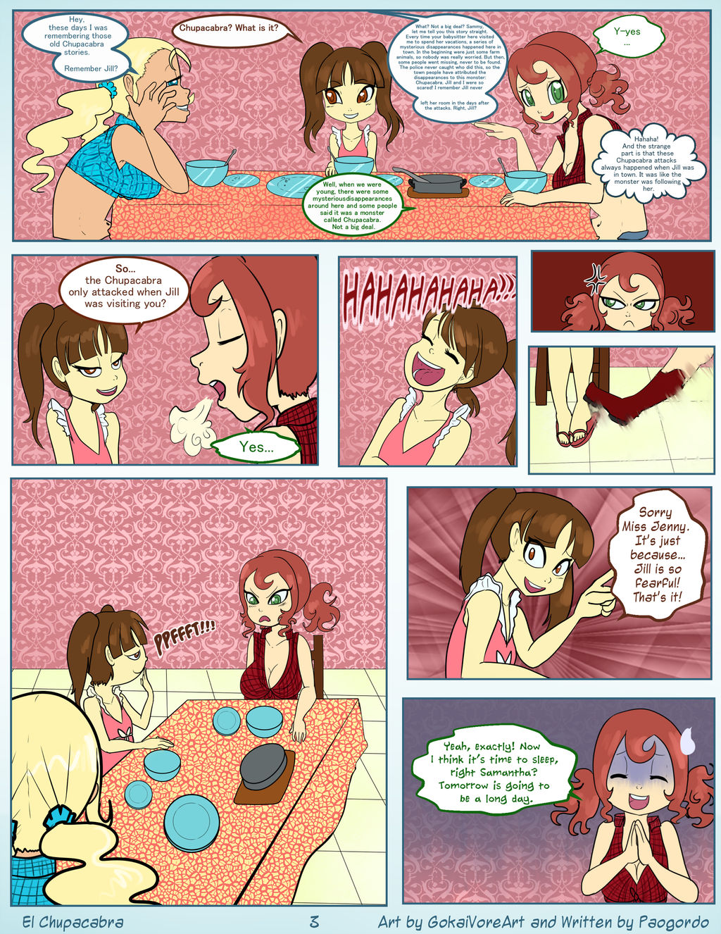 El Chupacabra Page 3 by GokaiVoreArt on DeviantArt