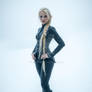 Elsa Cosplay in full leather 6