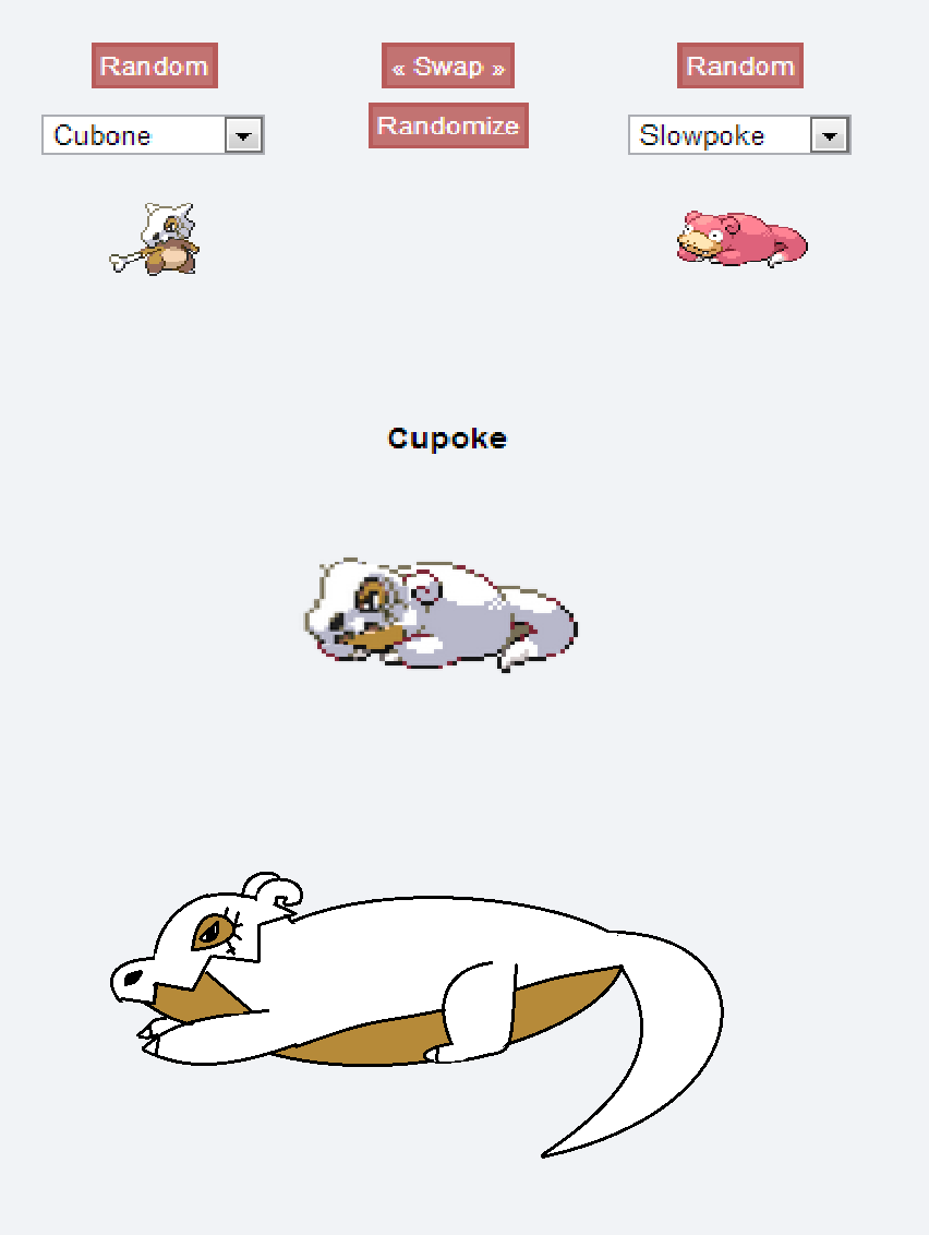 Pokefusion, Cupoke