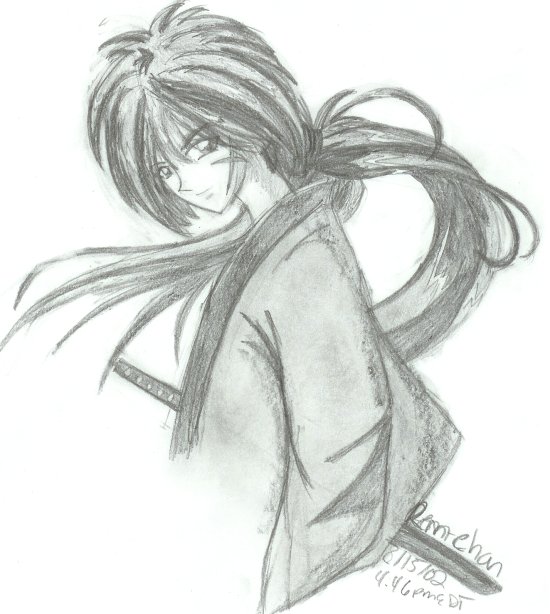 Kenshin Pencil Sketch