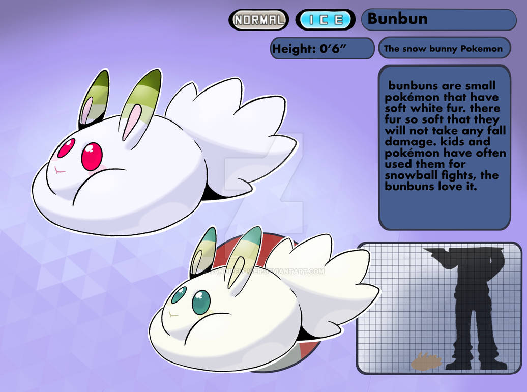 Fakemon region, snowtop. Bunbuns by sandieflower on DeviantArt