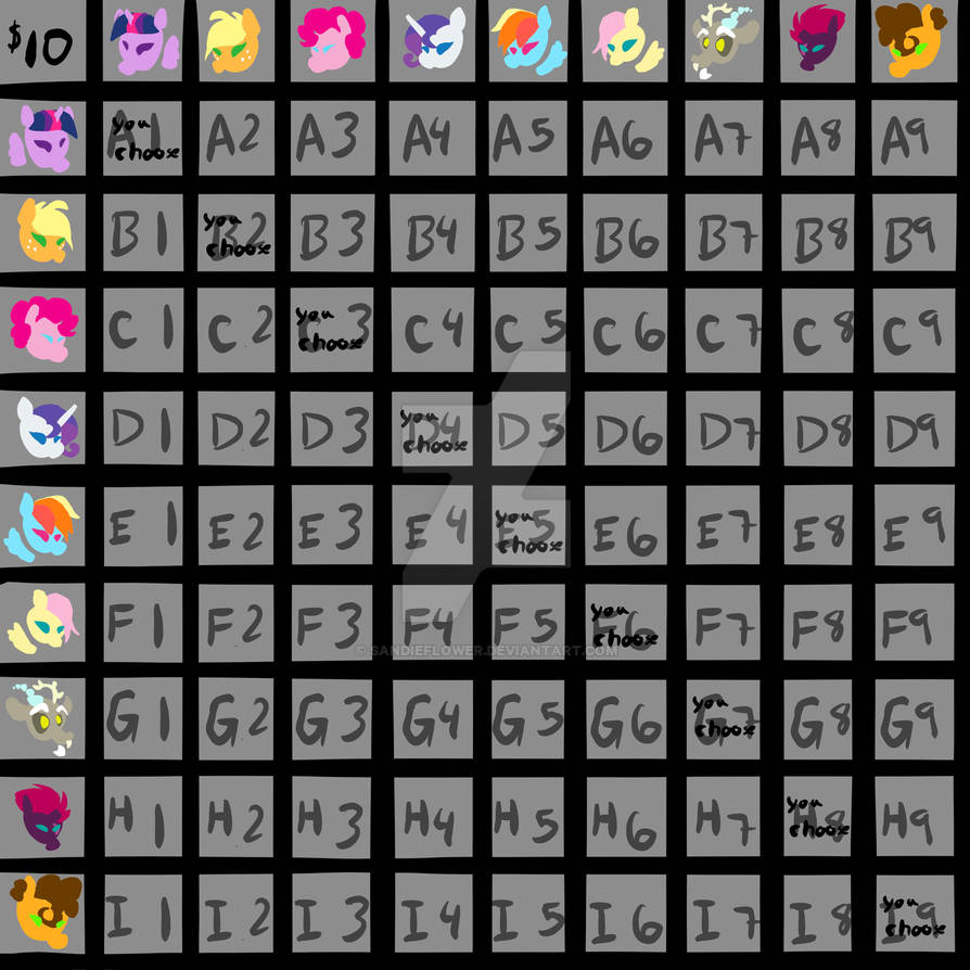 Mlp Values Chart Mlp adopt chart next gen by sandieflower on DeviantArt