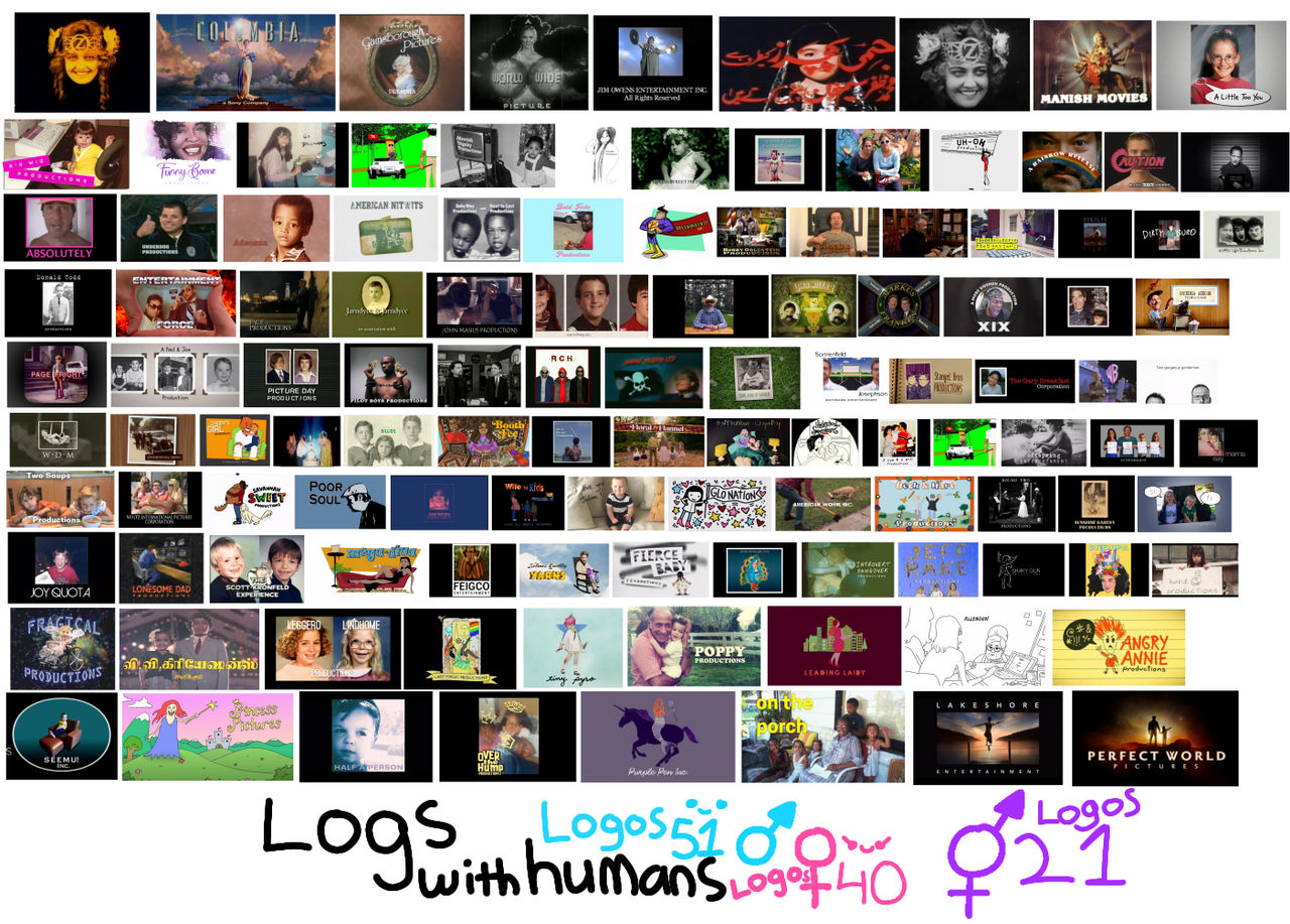 Logos with humans by MariaWolfie on DeviantArt