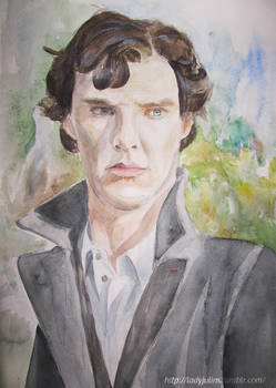 Benedict Cumberbatch. Watercolor