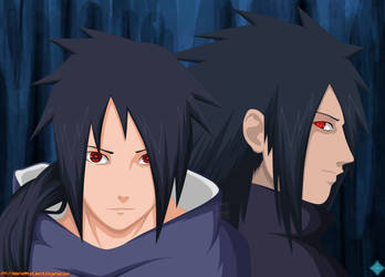 IZUNA Y MADARA (HERMANOS UCHIHA)