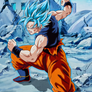 Goku ssj Dios Blue - Manga 24