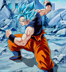 Goku ssj Dios Blue - Manga 24