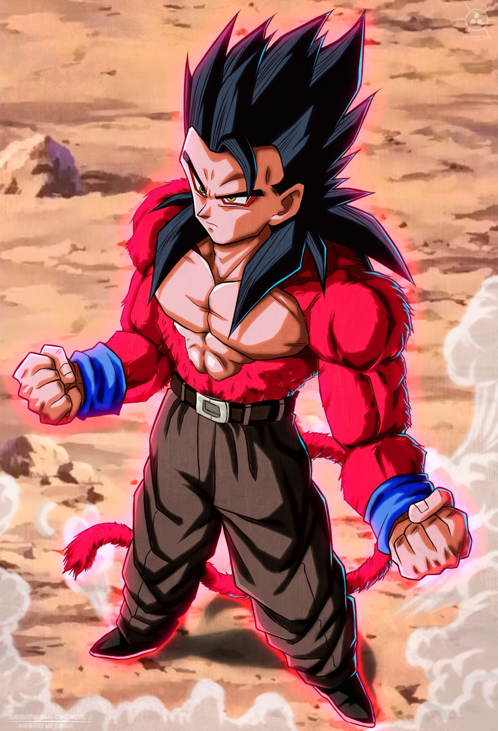 Gohan ssj4 (Manga Dragon ball AF) by NARUTO999BYROKER on DeviantArt